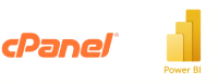 logo cpanel y power bi